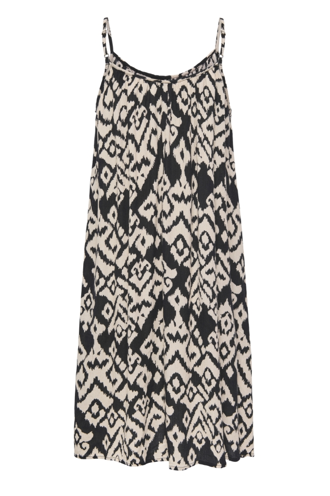 ONLMAI STRAP DRESS WVN CS 15366532 BLACK/MOONBEAM
